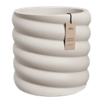 swirl 47cm linen white